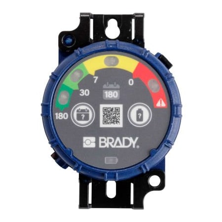 Brady Brady 150743 Brady Inspection Timer, 180 Day, 10 Pack, LED Lights, ABS Plastic, Blue 150743
